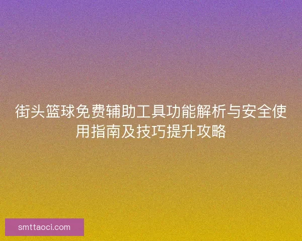 街头篮球免费辅助工具功能解析与安全使用指南及技巧提升攻略